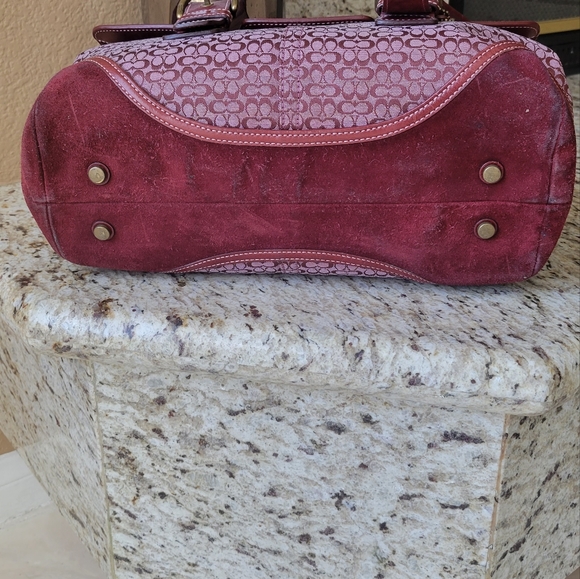 Coach Maroon Soho Satchel - Picture 2 of 6